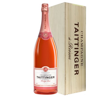 Jeroboam of Taittinger Prestige Rose NV Champagne